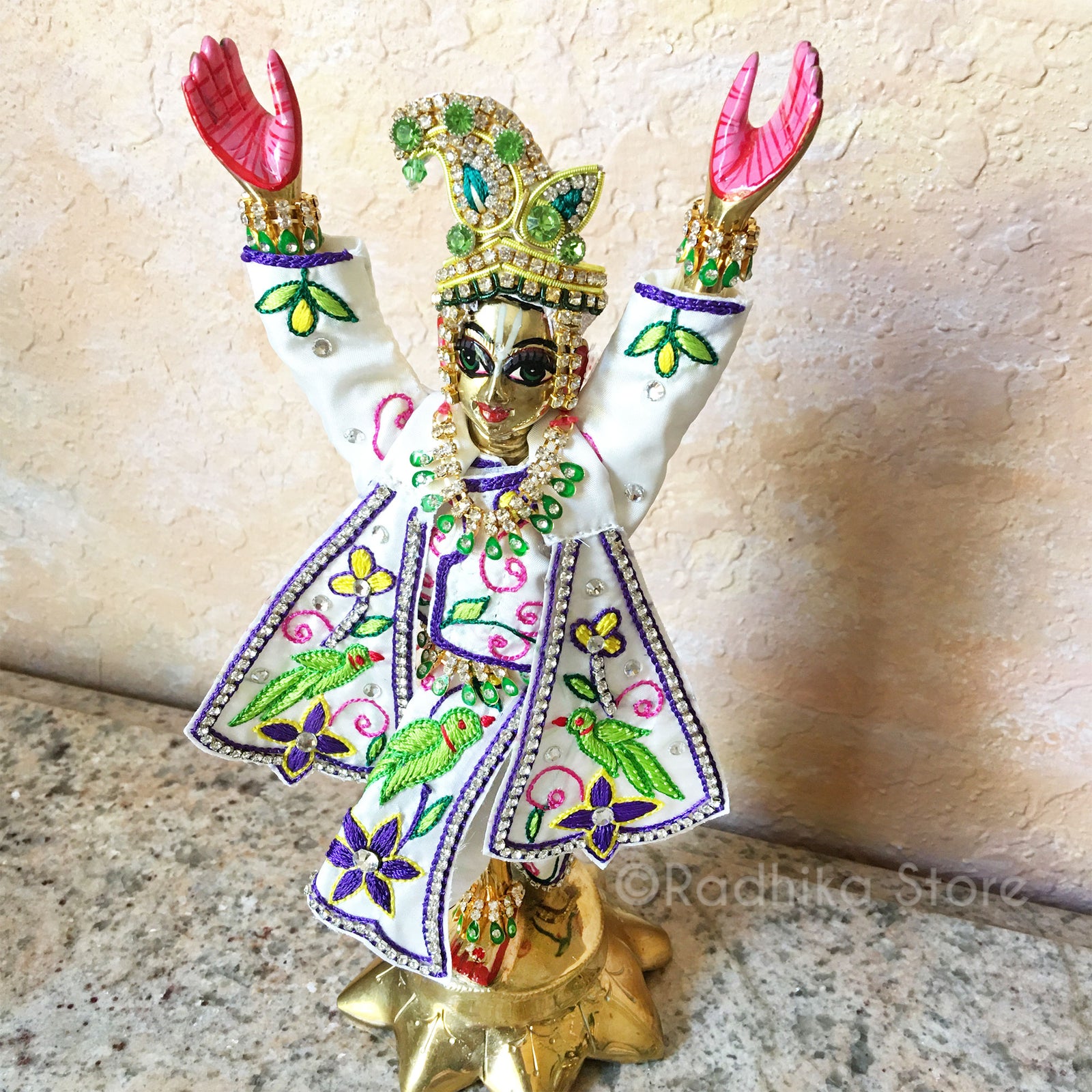 Green Petal Deity Necklace/Bangles/Etc