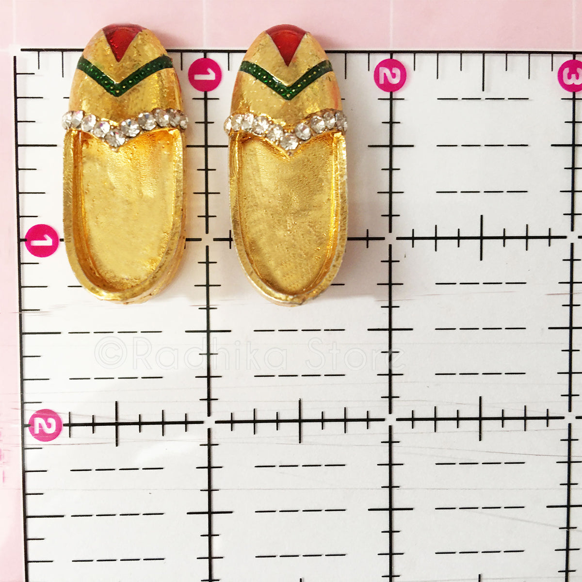 Golden Deity Slippers - Shoes