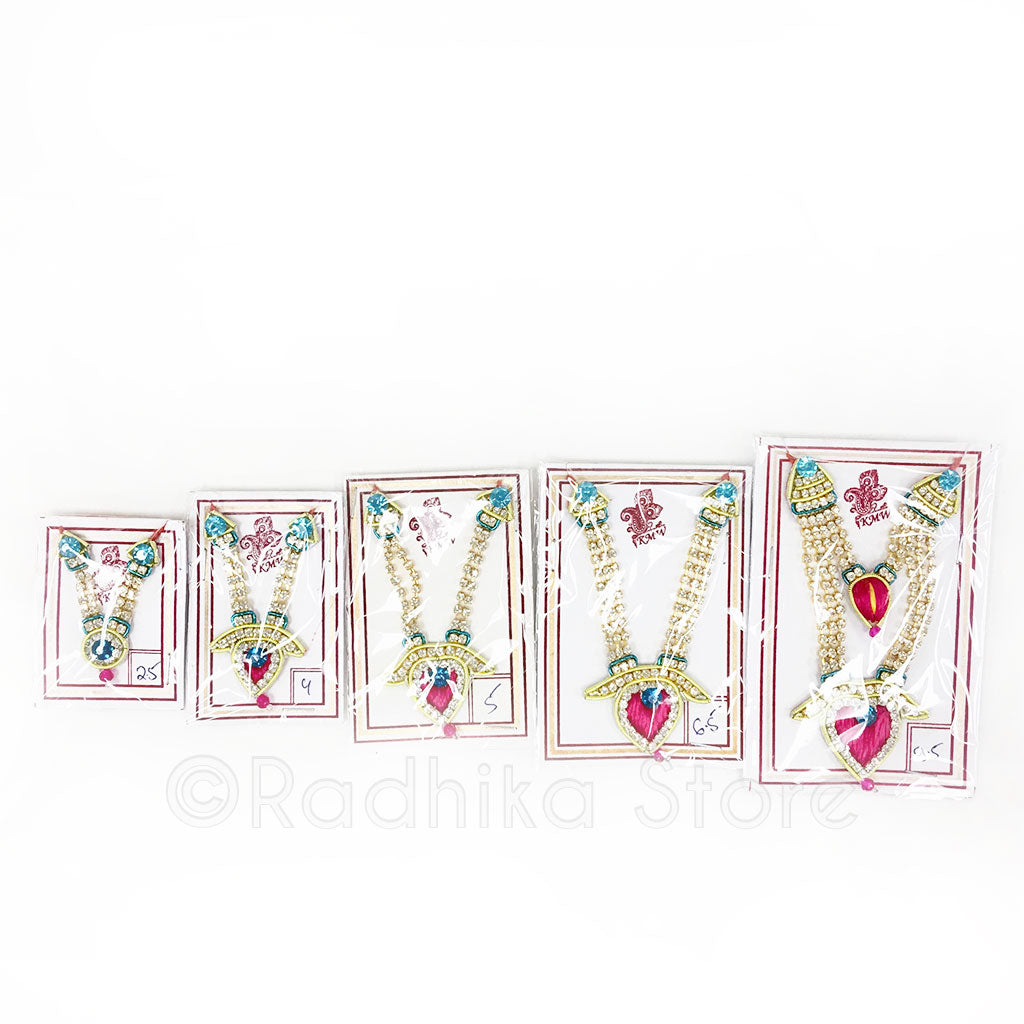 Peacock Love - Crown and Necklace Set