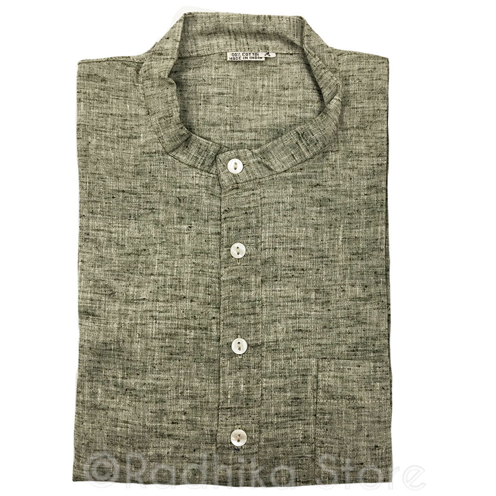 Olive Green Tweed Jute Kurtas - S,m,l,xl,