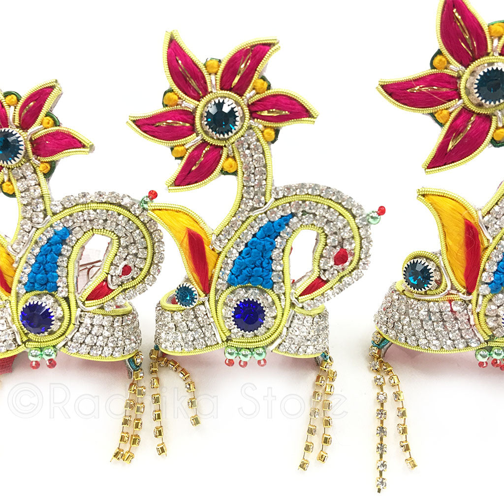 Peacock Palm - Crown and Necklace Set