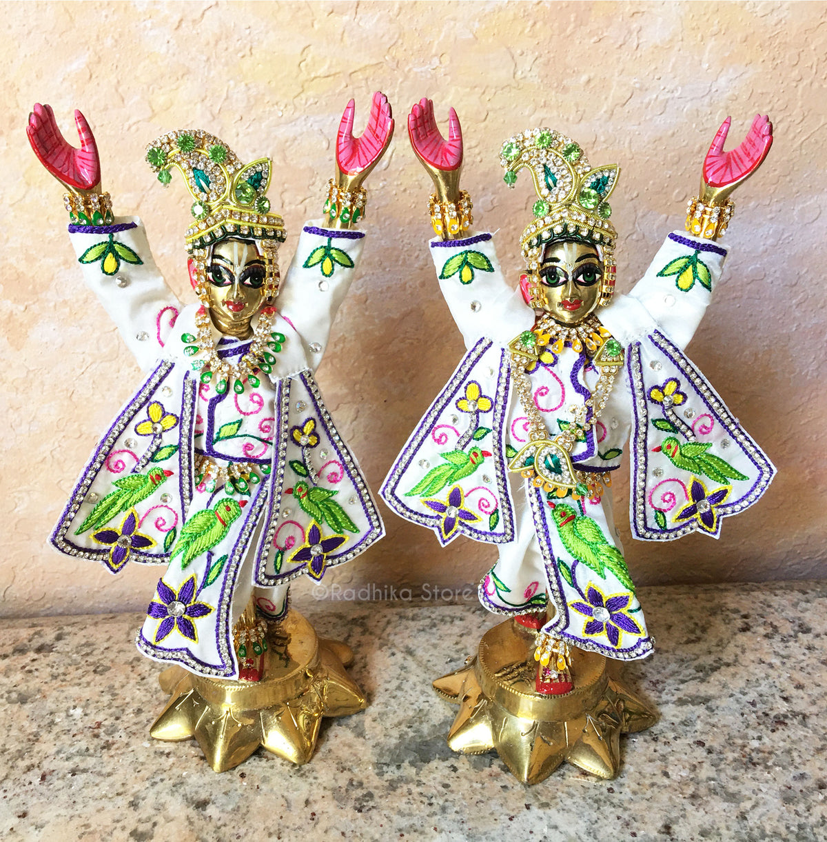 Rose Petal Deity Necklace/Bangles/Etc