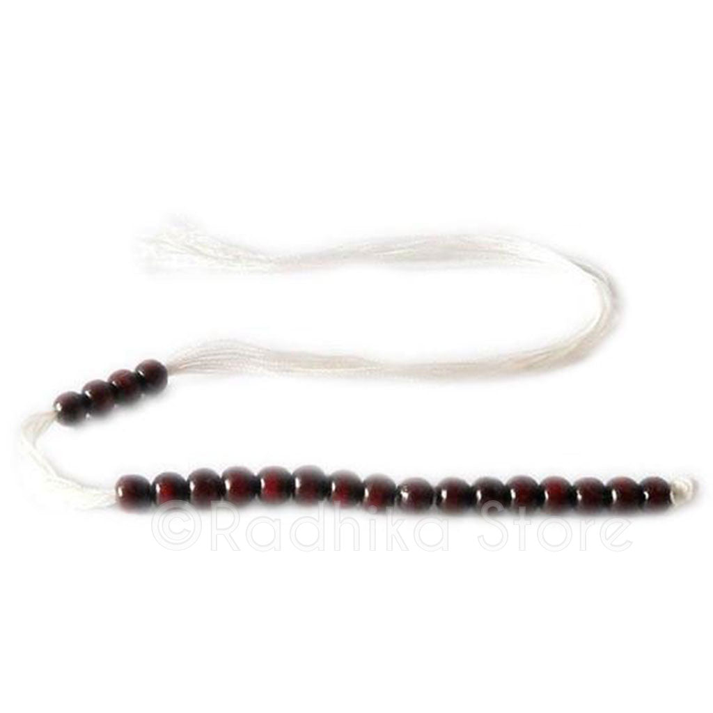 Rosewood Color - Japa Counting Beads