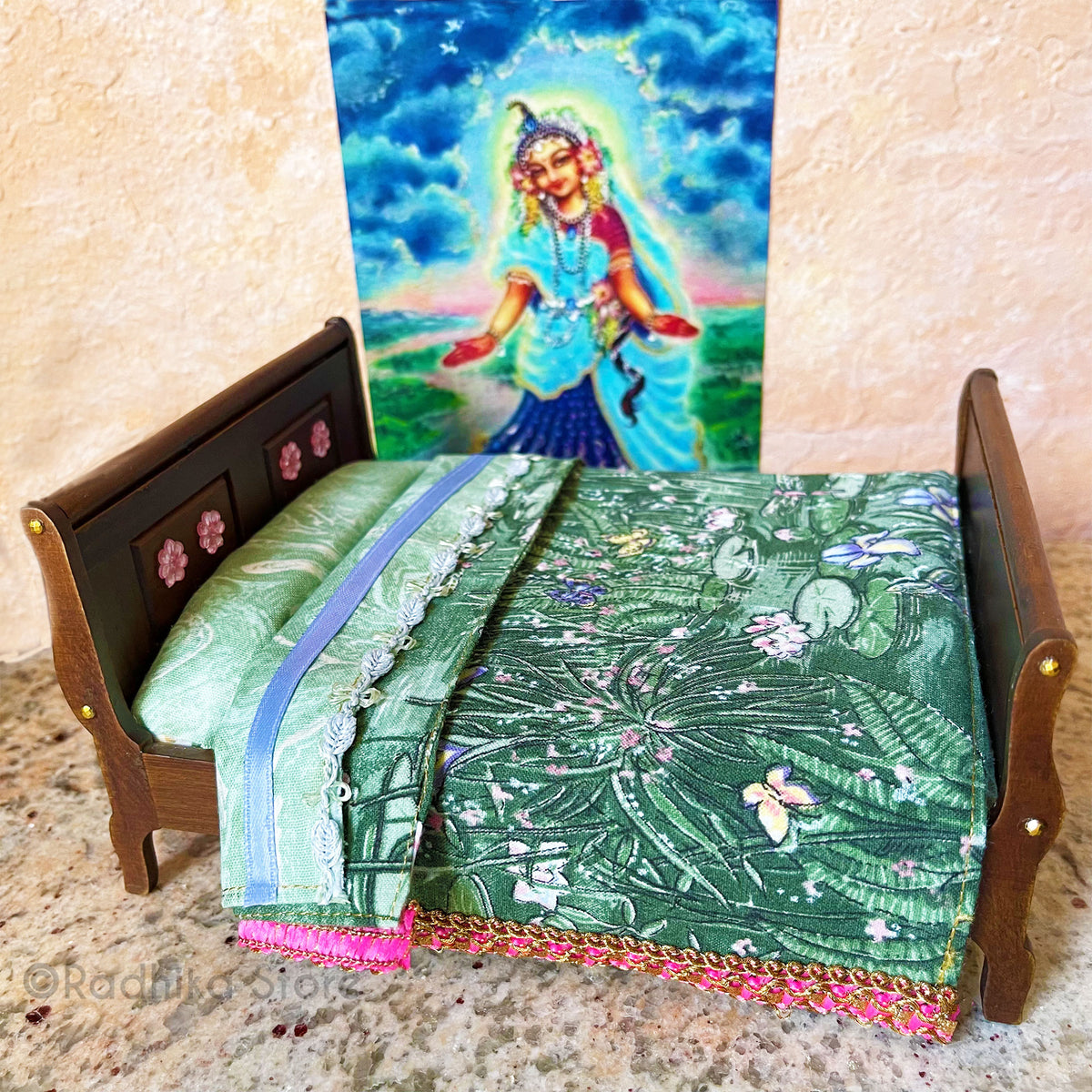 Radha Kund Shama Kund -  Deity Beds