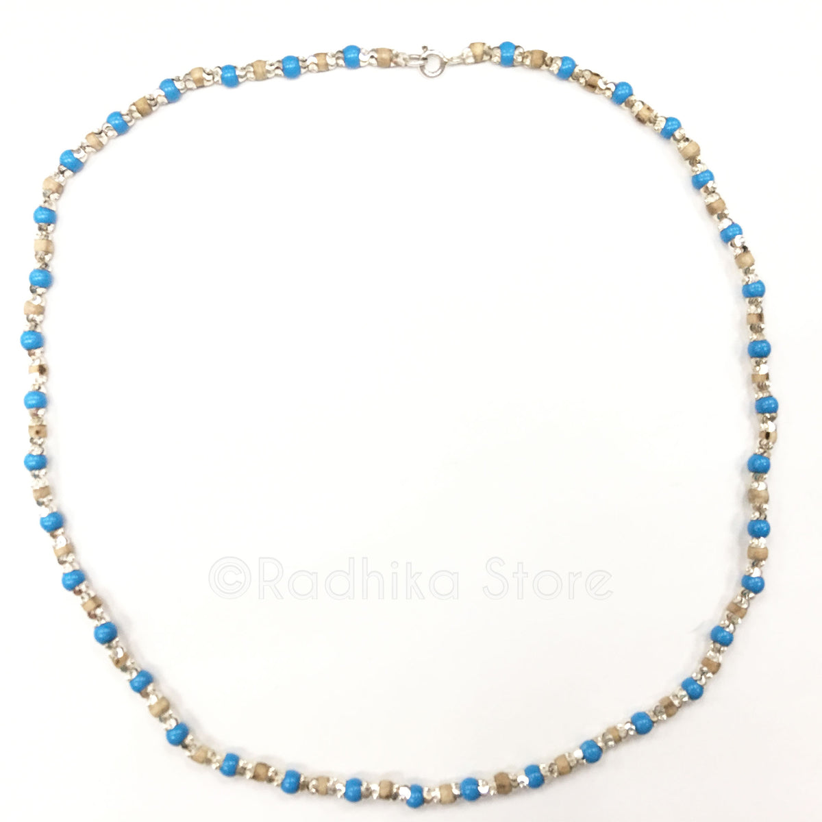 Silver With Turquoise - Tulsi Necklace