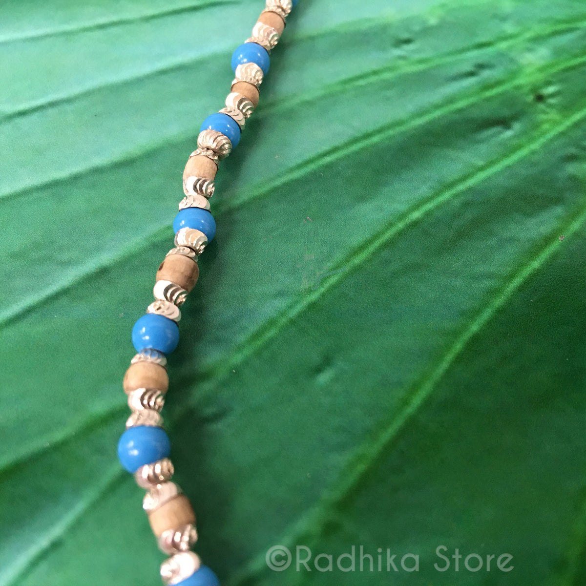 Silver With Turquoise - Tulsi Necklace