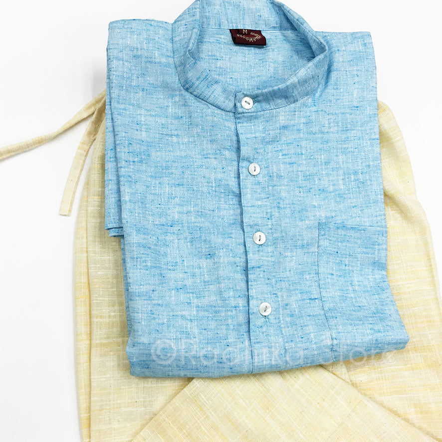 Natural Jute Yogi Pants -  California Yellow - Pastel Color- S, M, L, XL