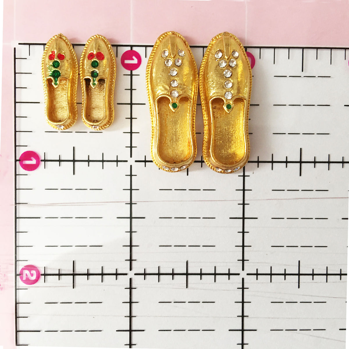 Golden Deity Slippers - Shoes