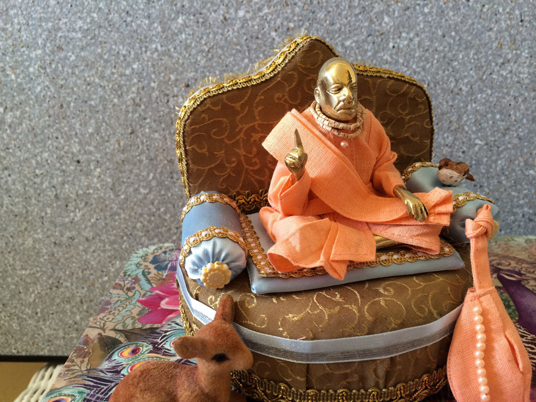 Srila Prabhupada Brass Murti - 3" Inch