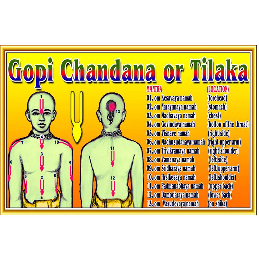 Metal Tilak Stamps - (Krishna, Radhe, Tilak With Tulsi Leaf, Forehead Stamp)